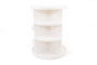 Hermia Organizador de Maquillaje 980302 Blanco 23 x 23 x 30.5 cm. Plástico Libre de BPA. Apto Lavavajillas.